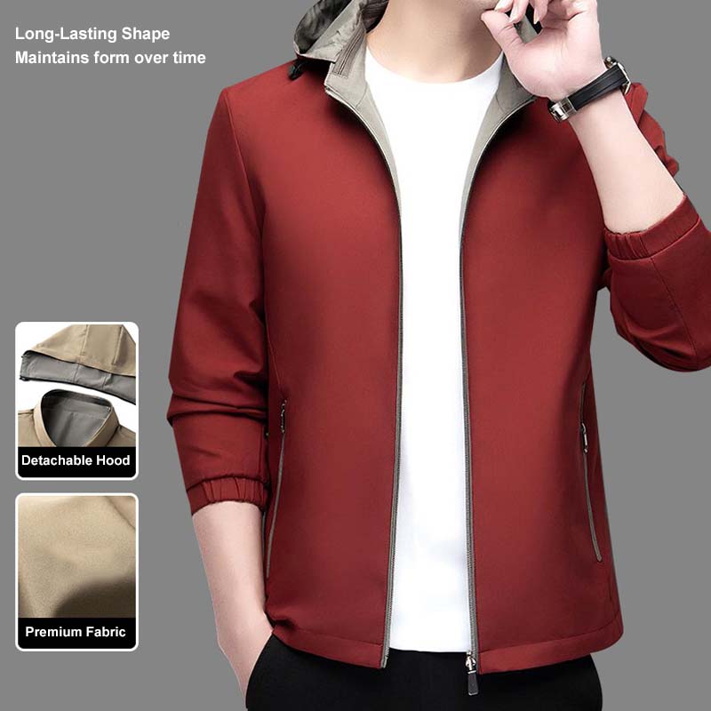 Men's Lightweight Casual Zip-Up Jacket