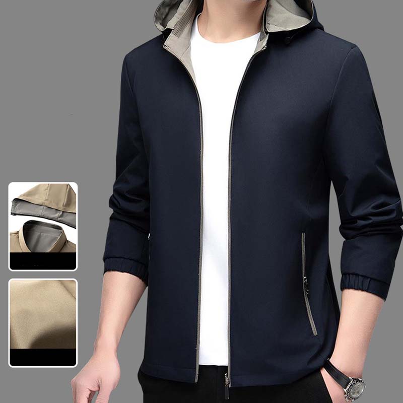 Men's Lightweight Casual Zip-Up Jacket