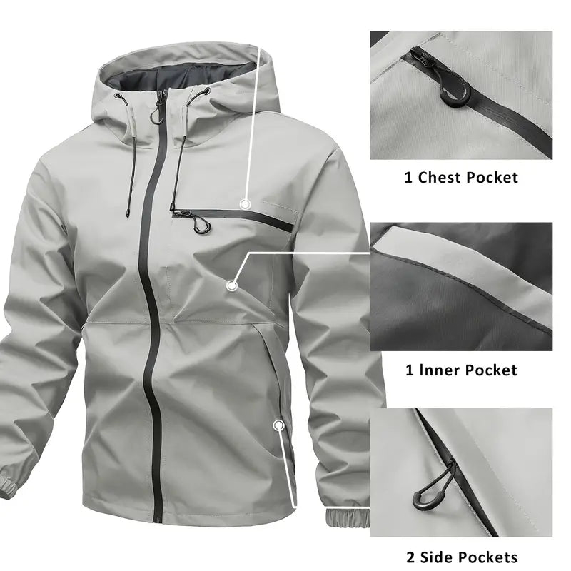 🔥LAST DAY SALE- 50% OFF⛰️Outdoor Sports Solid Color Jacket For Men and Women
