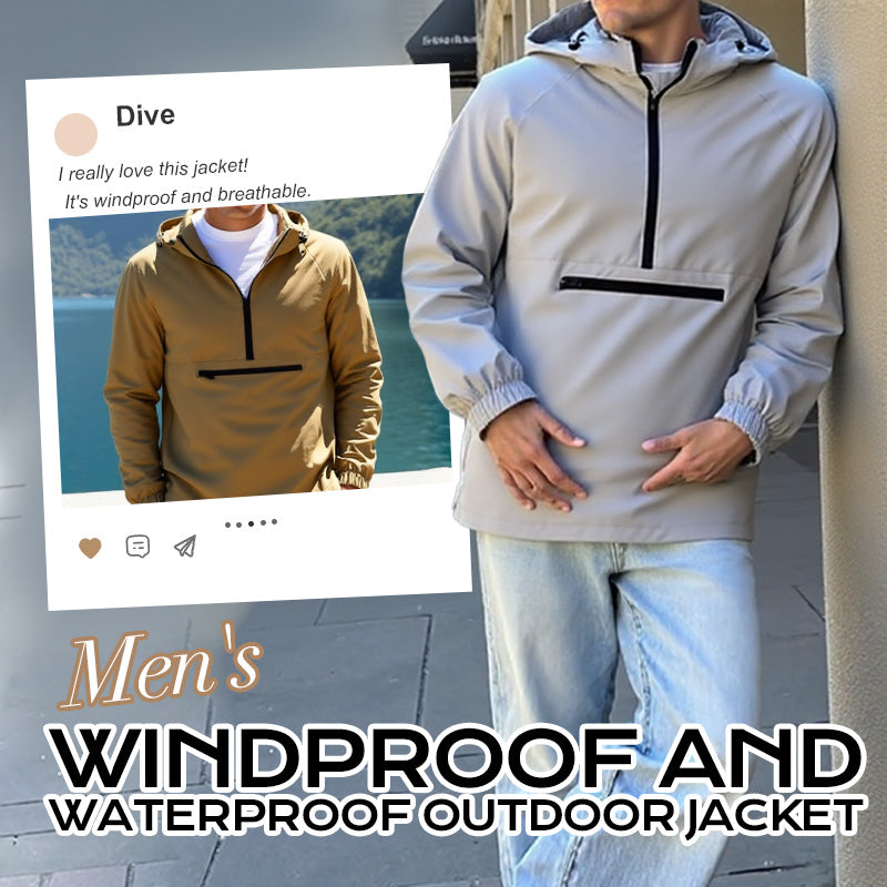 Men's Windproof and Waterproof Outdoor Jacket
