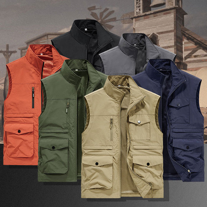 Men's Outdoor Casual Multi-Pocket Vest