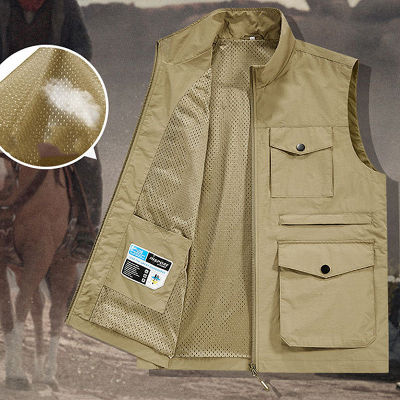 Men's Outdoor Casual Multi-Pocket Vest