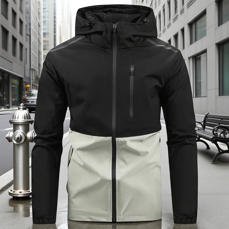 🎉🛍️HOT SALE 50% OFF🎉Men’s Color-block Hooded Windproof Casual Jacket