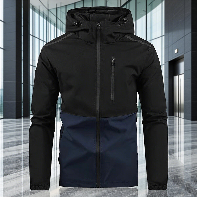 🎉🛍️HOT SALE 50% OFF🎉Men’s Color-block Hooded Windproof Casual Jacket