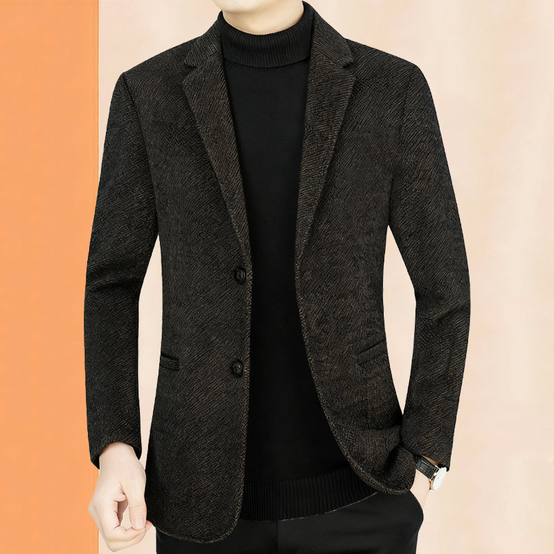Men’s Slim Fit Short Business Overcoat