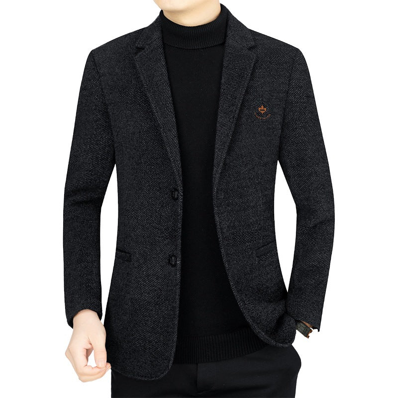Men’s Slim Fit Short Business Overcoat
