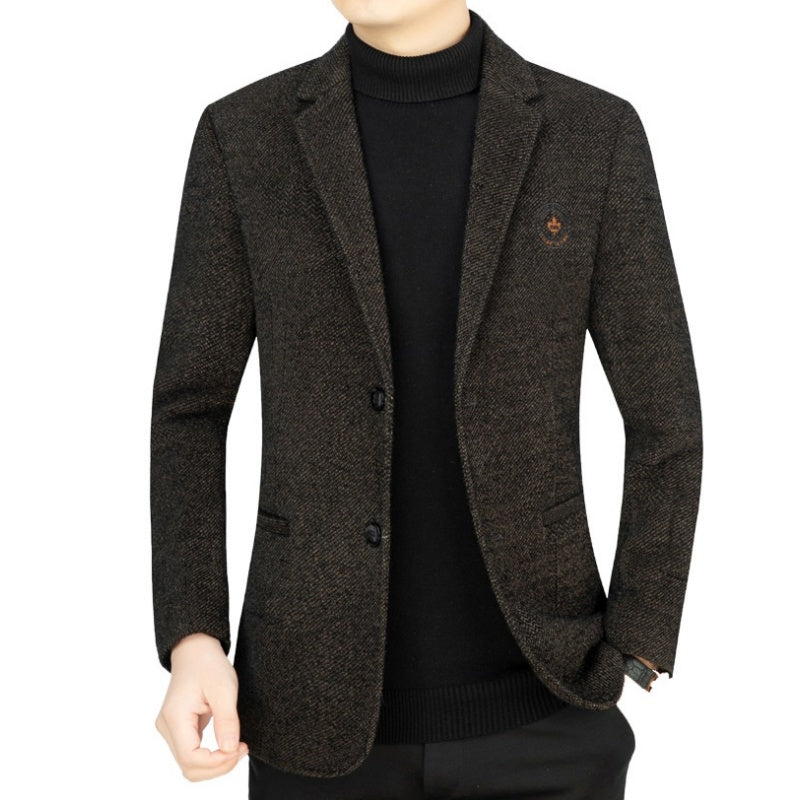 Men’s Slim Fit Short Business Overcoat