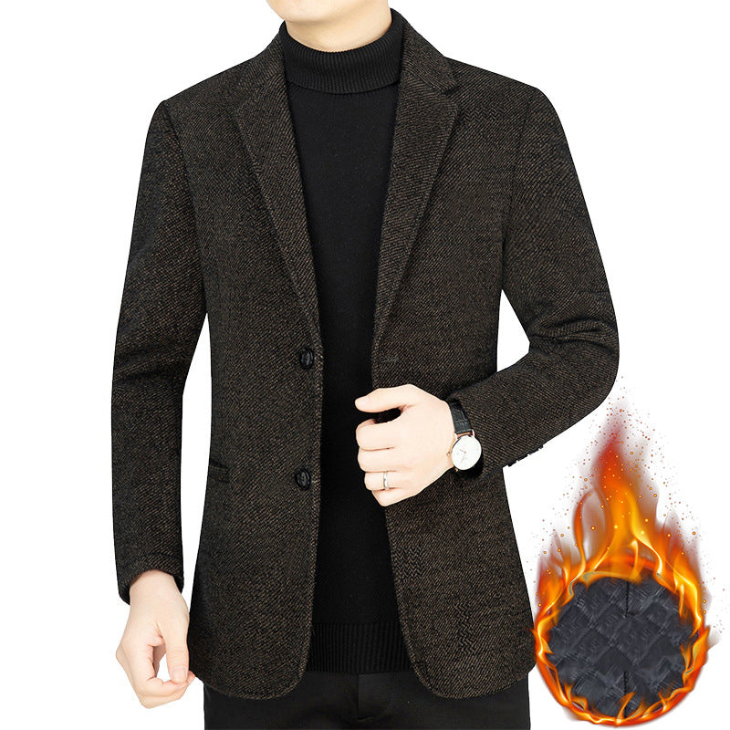 Men’s Slim Fit Short Business Overcoat