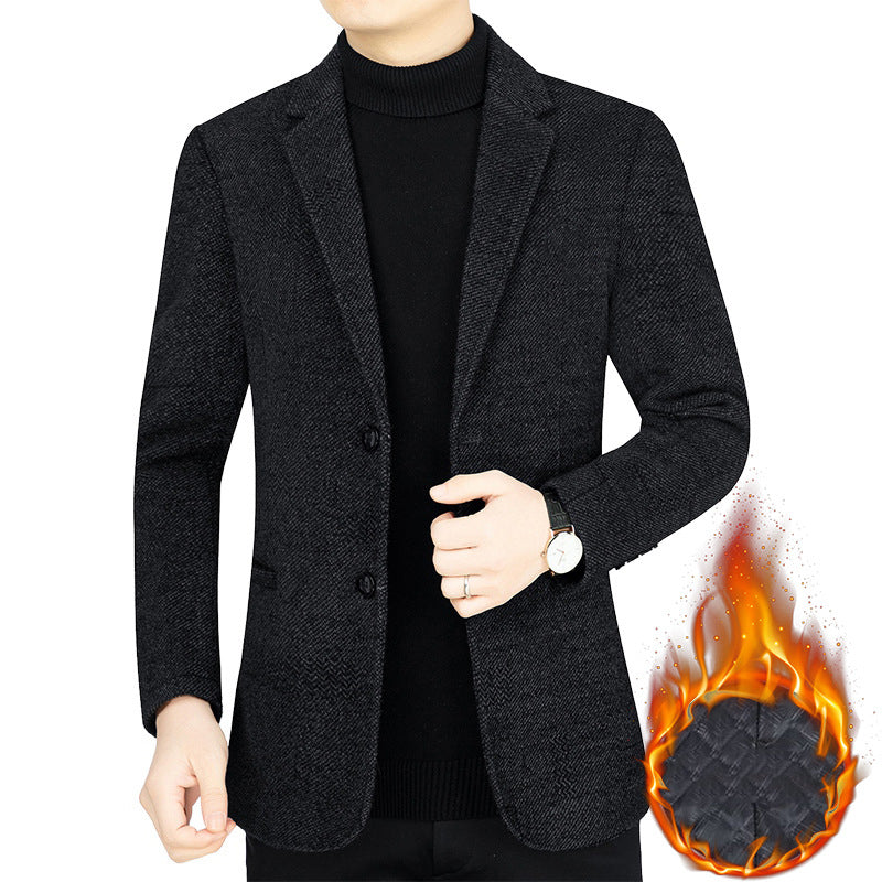 Men’s Slim Fit Short Business Overcoat