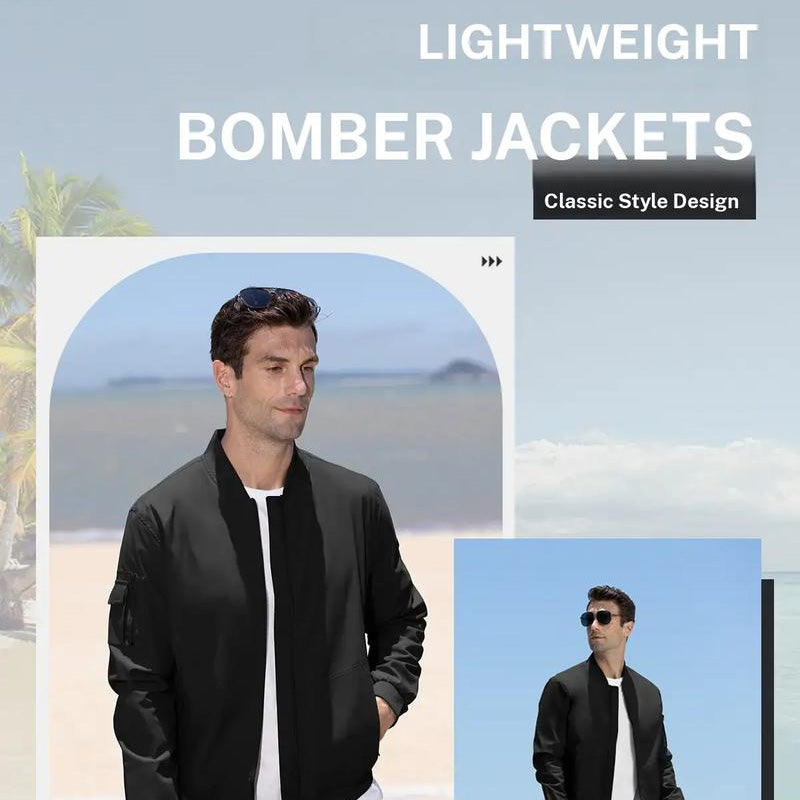 💥New Arrivals: 50% Off-Men's Lightweight Bomber Jacket