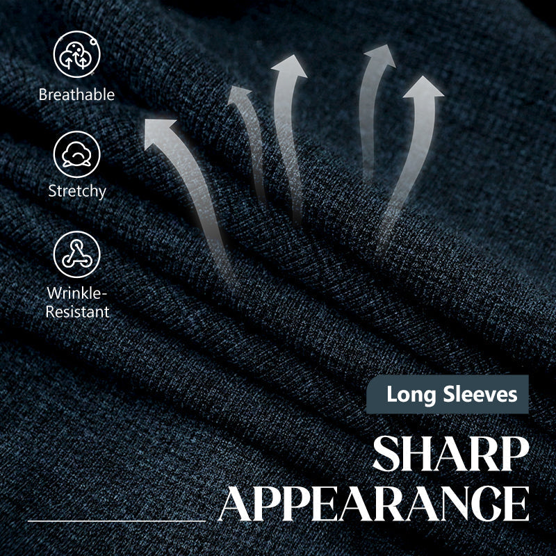 👕 60% OFF! 📢 Men's Plaid Mock 2-Piece Top – Stylish & Comfortable ✨