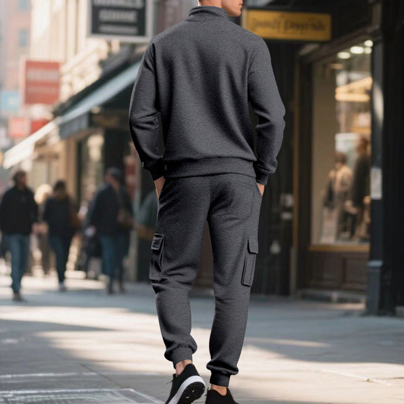 ❄️LAST DAY PROMOTION - 50%OFF 💖 Chic Versatile Men's Warm 2-Piece Set