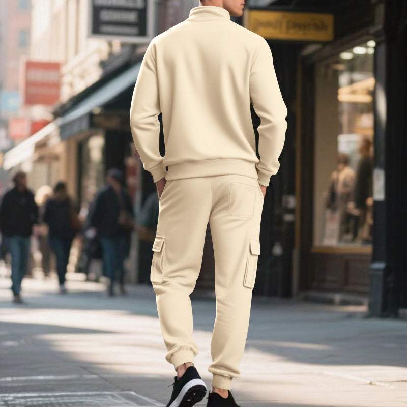 ❄️LAST DAY PROMOTION - 50%OFF 💖 Chic Versatile Men's Warm 2-Piece Set