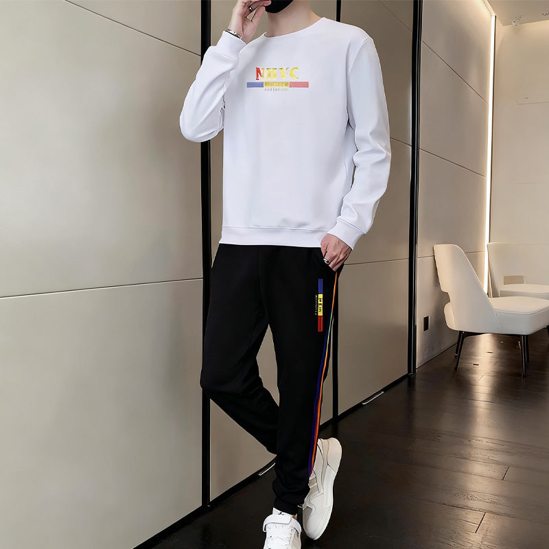 Men's Casual Long Sleeve Sweatsuit