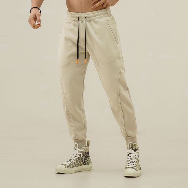 Men’s Sporty Loose Fit Pants With Drawstring