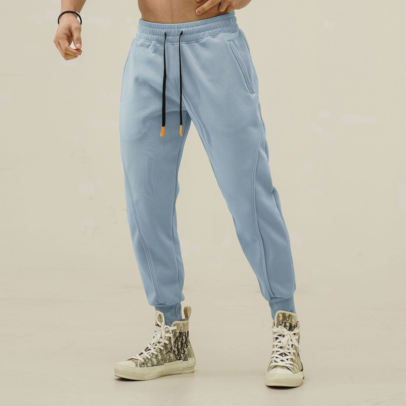 Men’s Sporty Loose Fit Pants With Drawstring