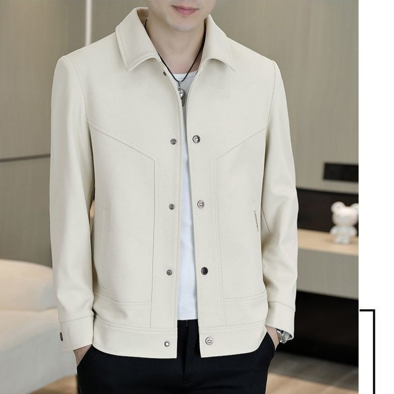 Men's Casual Button-Up Jacket