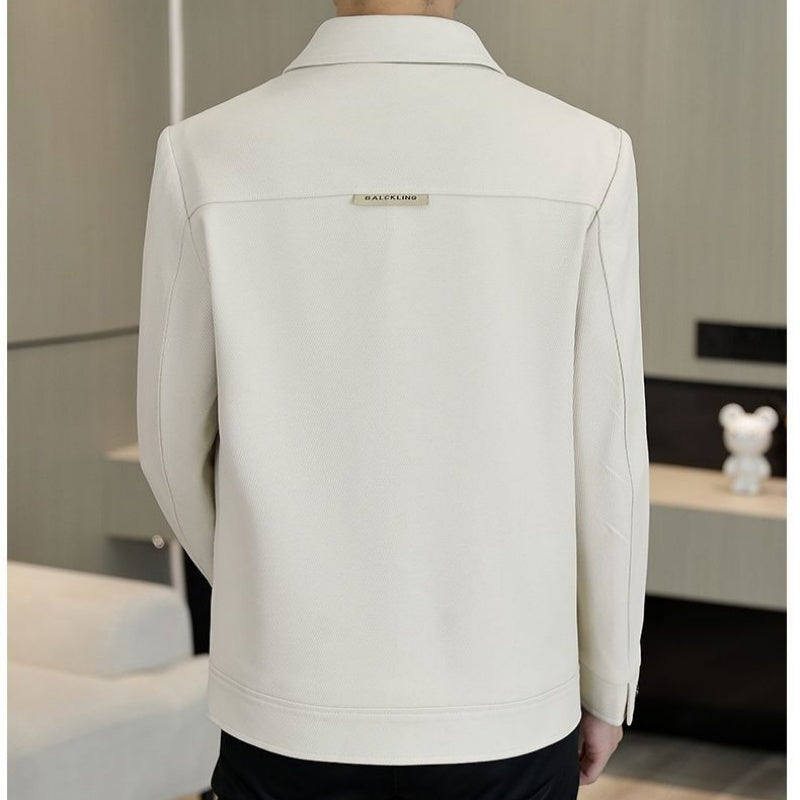 Men's Casual Button-Up Jacket