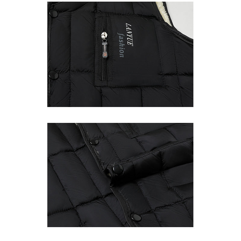 Men's Winter Warm Vest with Pockets