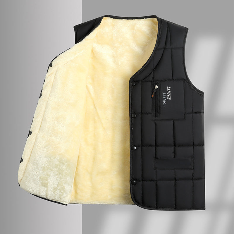 Men's Winter Warm Vest with Pockets