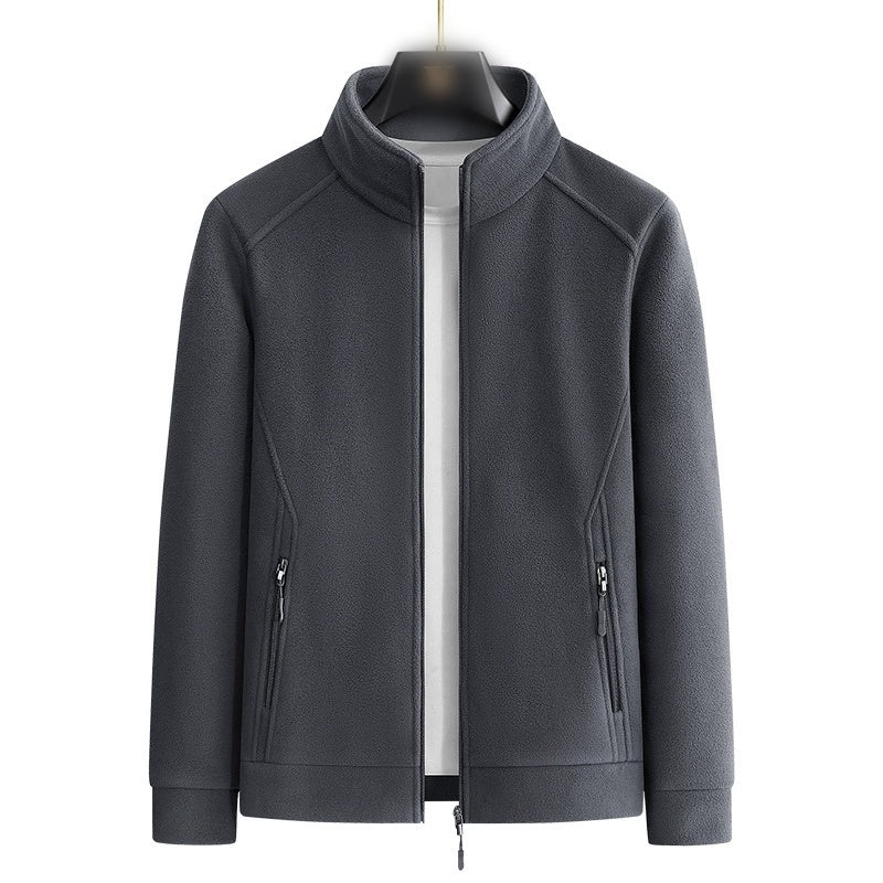 Men's Relaxed-Fit Casual Plush-Lining Jacket