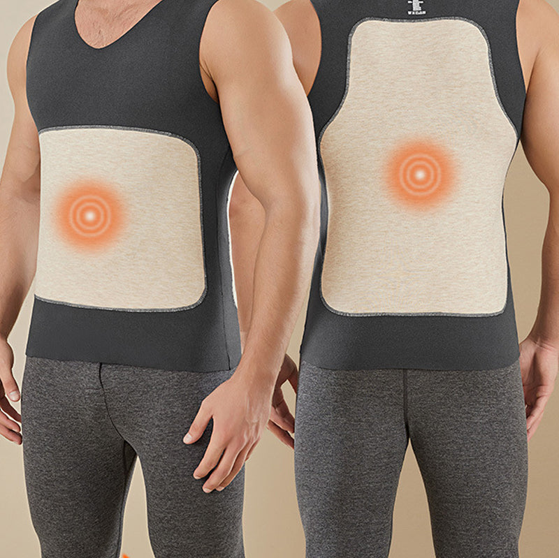 93% wool 👍Men's Stretch Slim-Fit Warm Vest