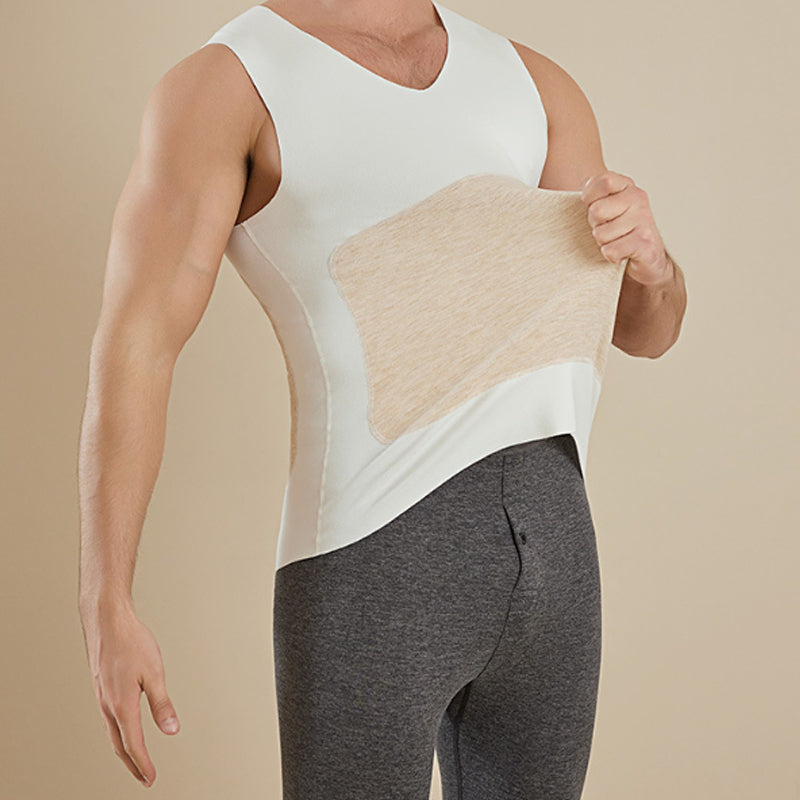 93% wool 👍Men's Stretch Slim-Fit Warm Vest