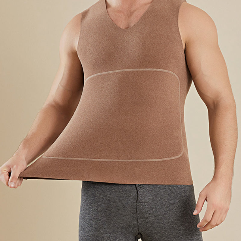 93% wool 👍Men's Stretch Slim-Fit Warm Vest