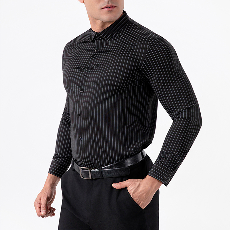 Men's Classic Striped Long Sleeve Shirt