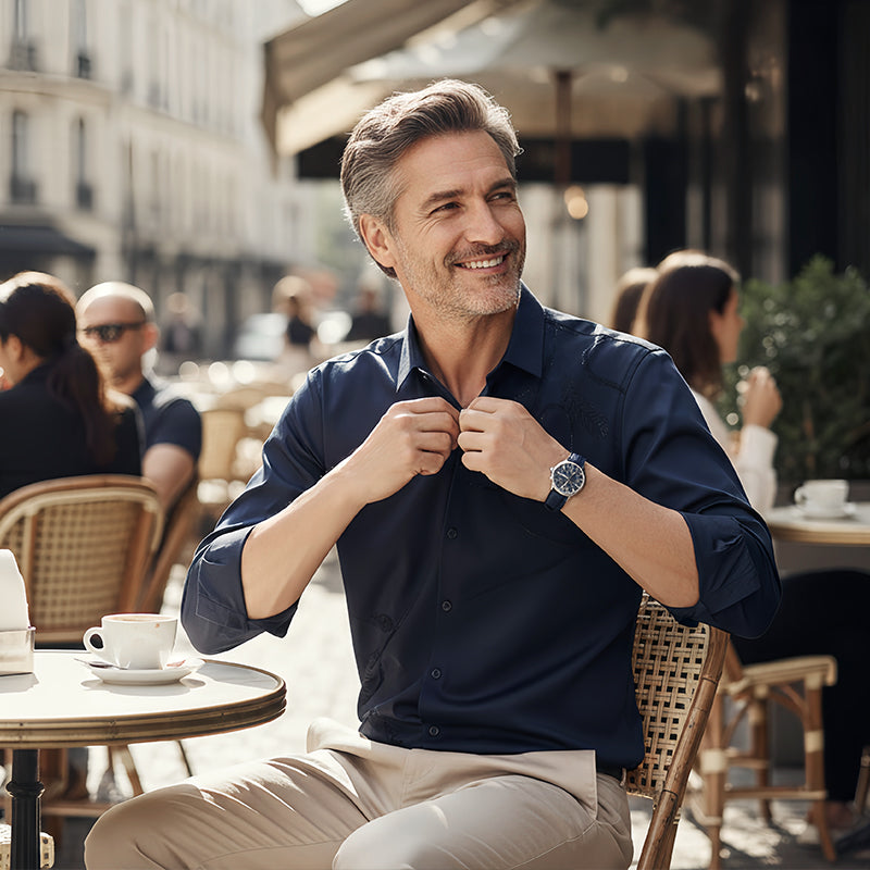 Men's Casual Fashion Long-Sleeve Top